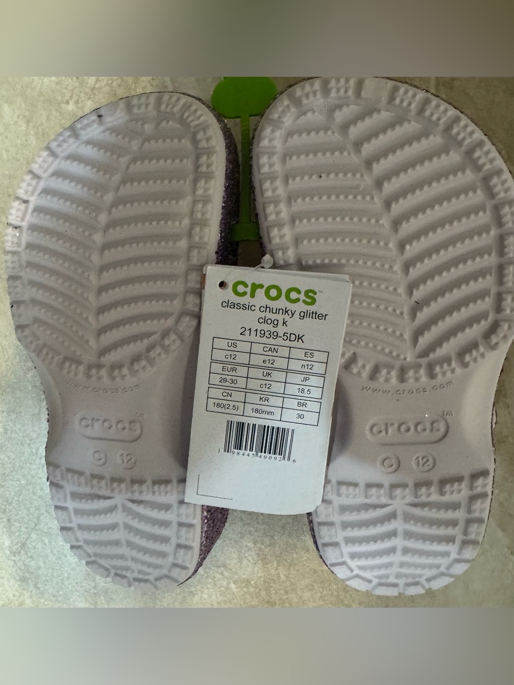 Crocs Chunky Glitter Clog - Picture 9 of 9